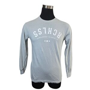young and reckless Street‎ Wear Long Sleeve Tee Gray Logo Size Medium